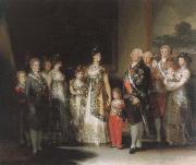 Francisco Goya family of carlos lv Spain oil painting reproduction